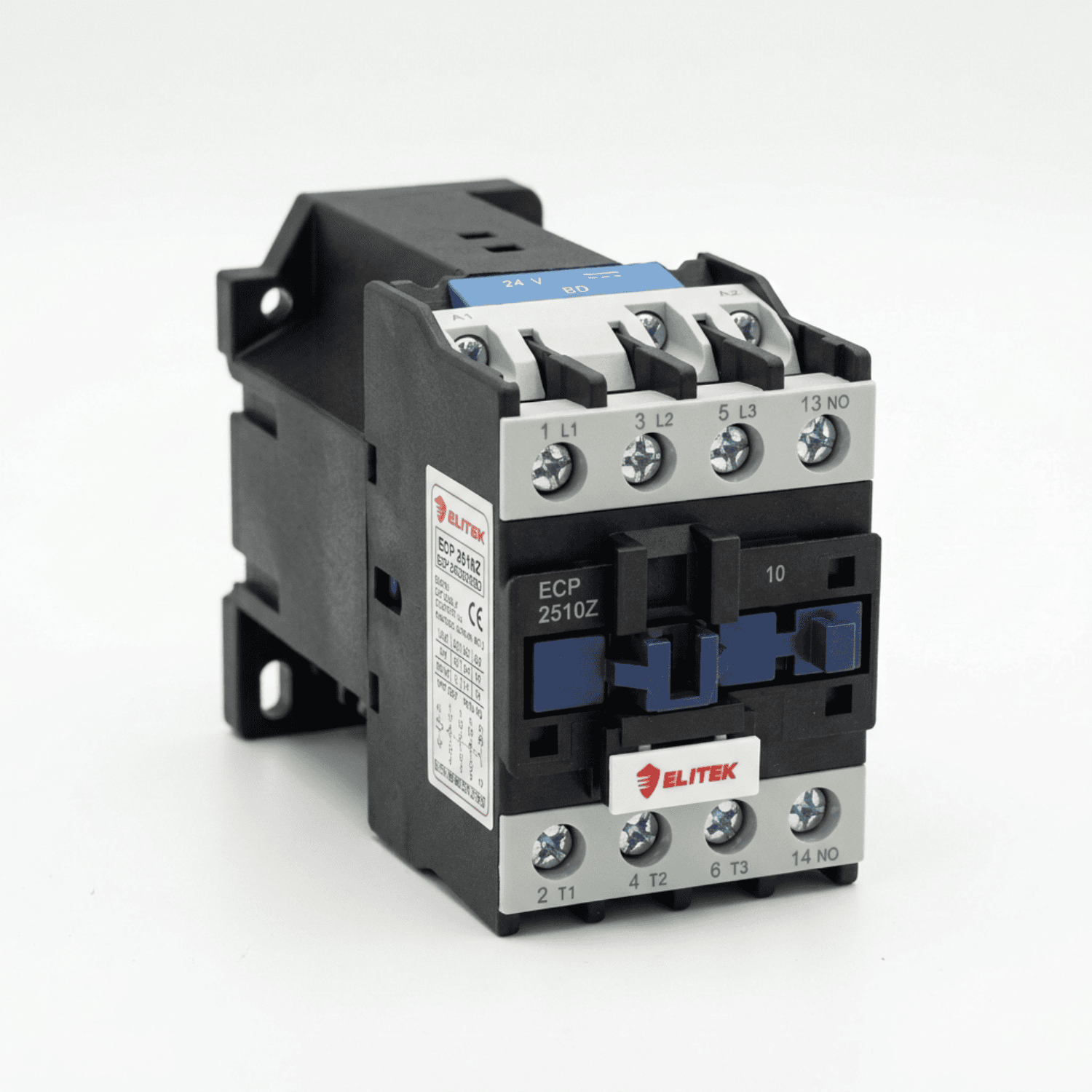 contator de Corrente Continua 24V 25A ecp-2510z elitek