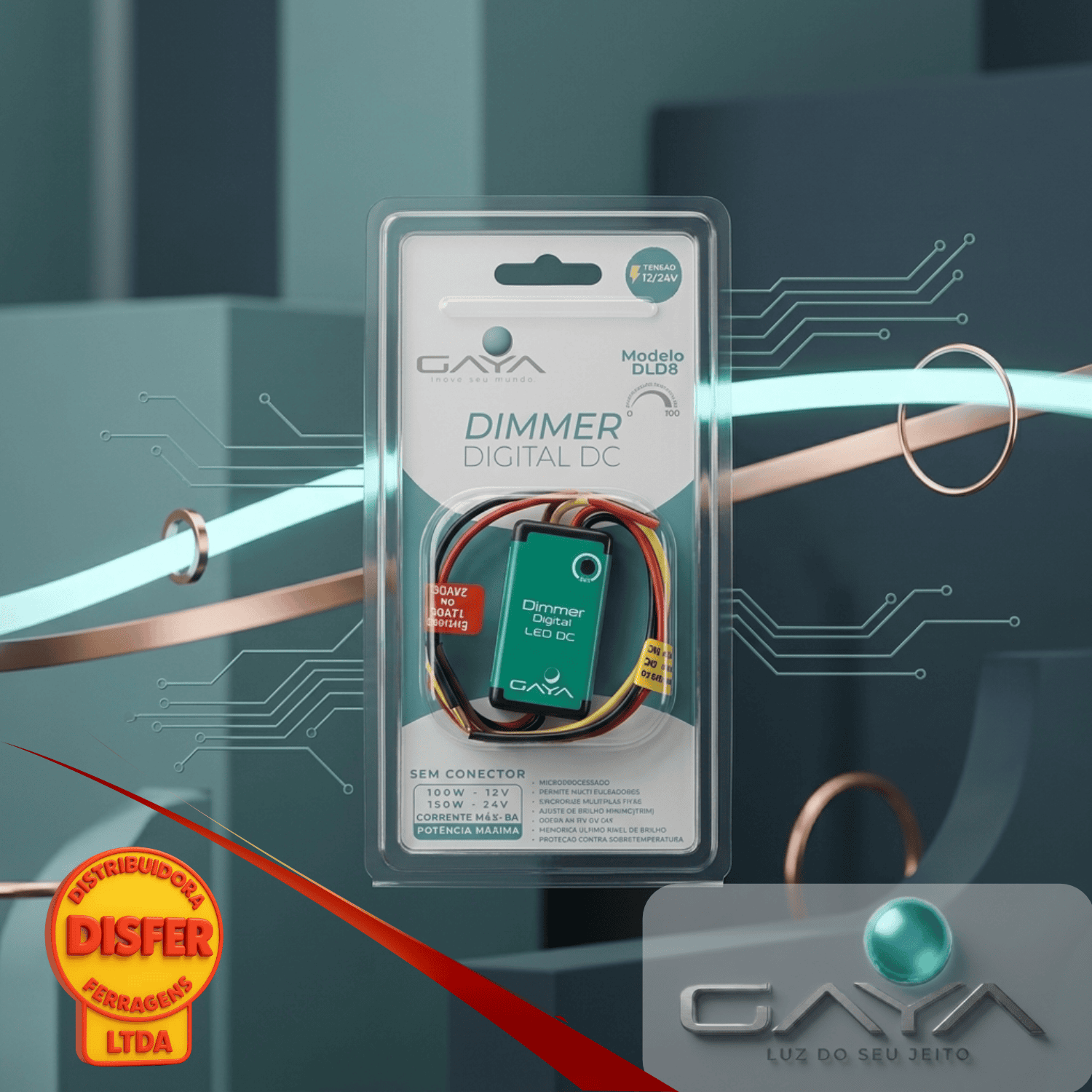 dimmer dld8 dc gaya-
