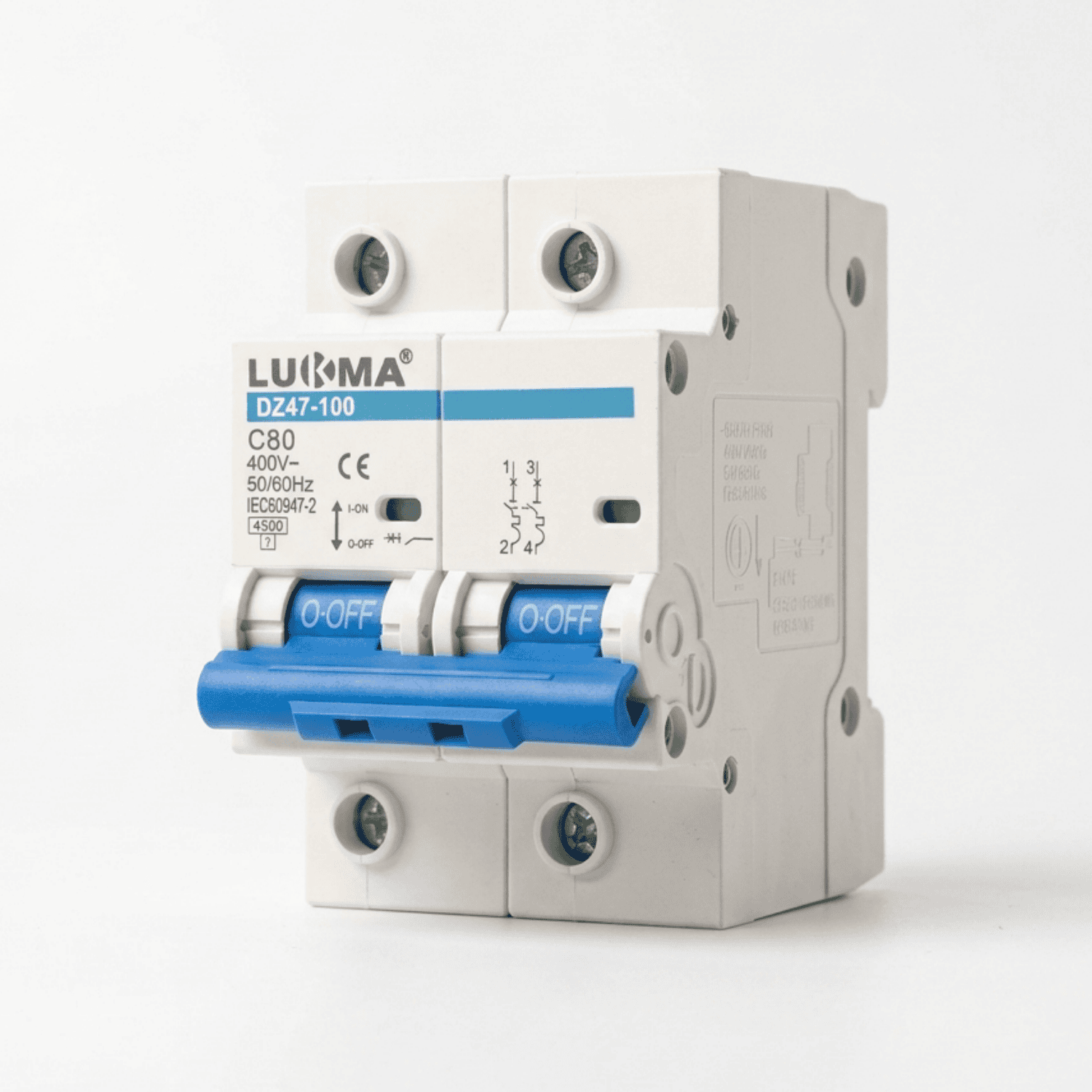 disjuntor bipolar 80A lukma