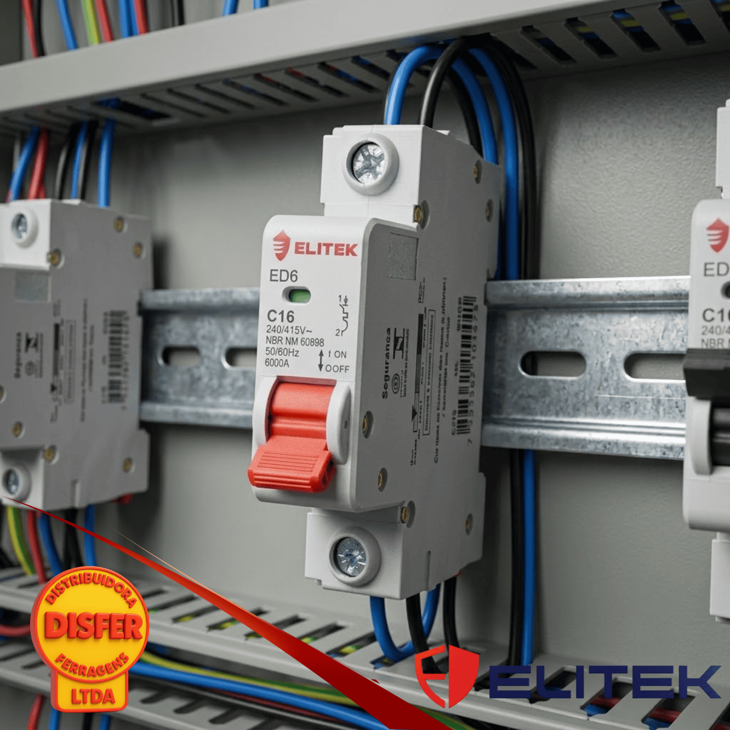 disjuntor unipolar 16a elitek--