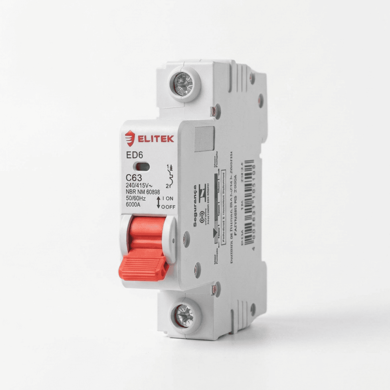disjuntor unipolar 63a elitek