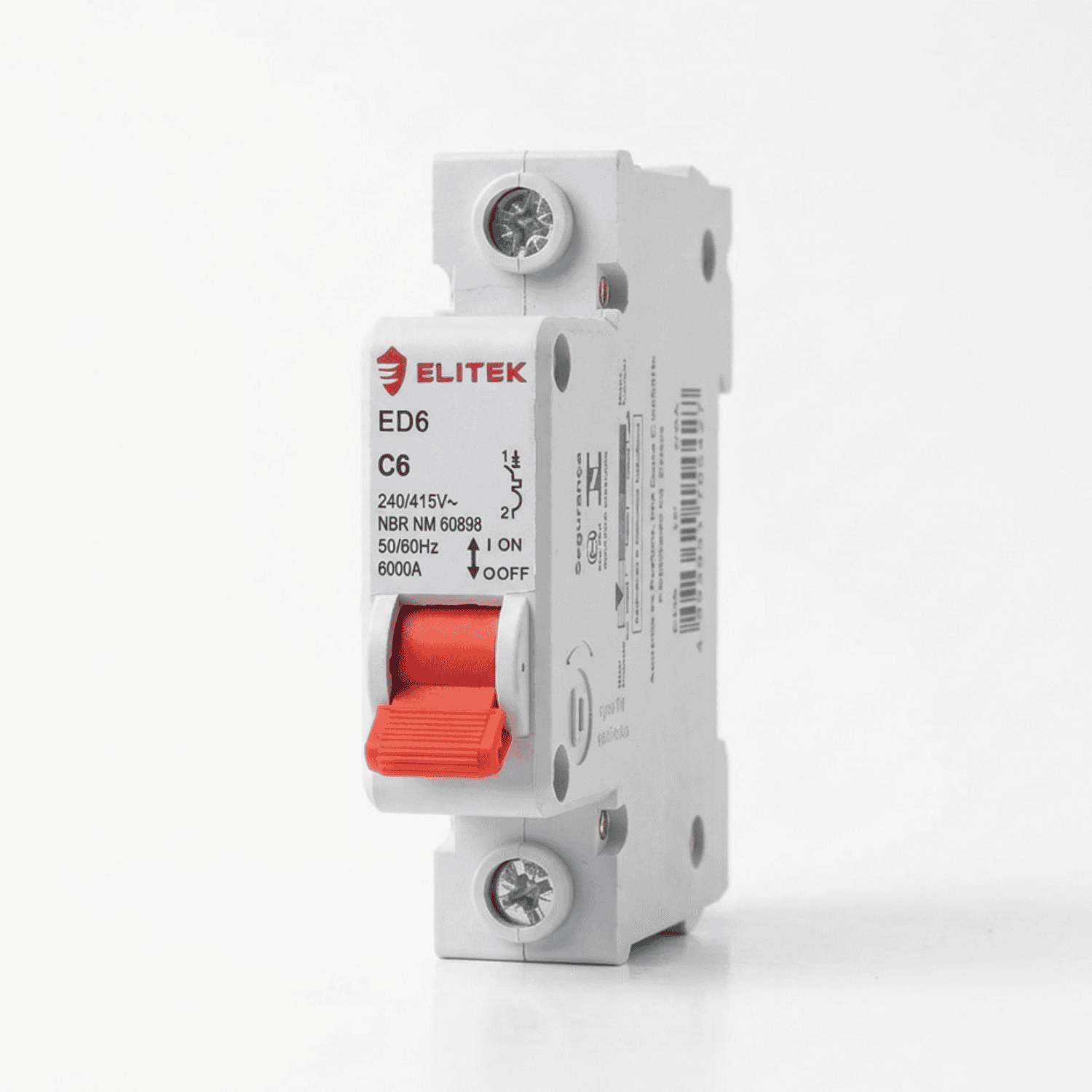 disjuntor unipolar 6a elitek