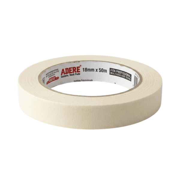 Fita Crepe para Uso Geral 18mm x 50m – Adere