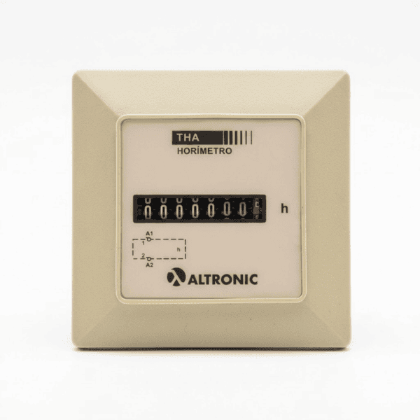 Horímetro Eletromecânico Totalizador de Horas 24Vca THA - Altronic