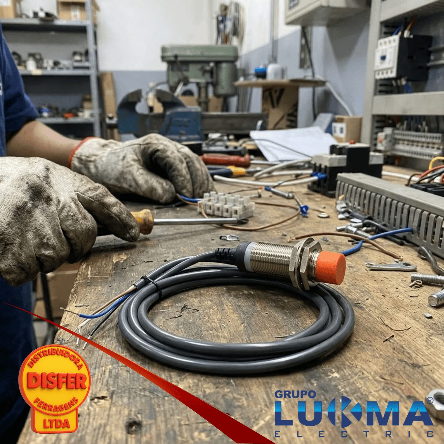 sensor indutivo lm18 3008 pc
