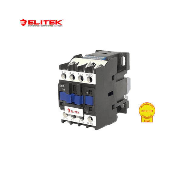 Contator NC1 ECP-0910 09A 3P+1NA 220V - Elitek