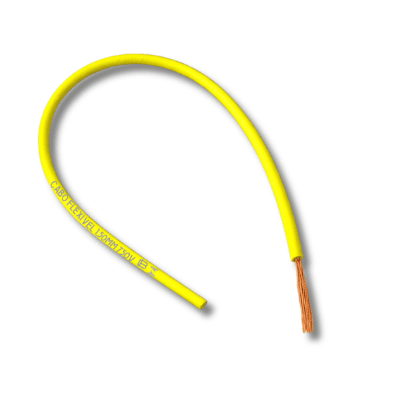 Cabo Flexível 1,50mm Amarelo (Cada Metro) - Ibérica