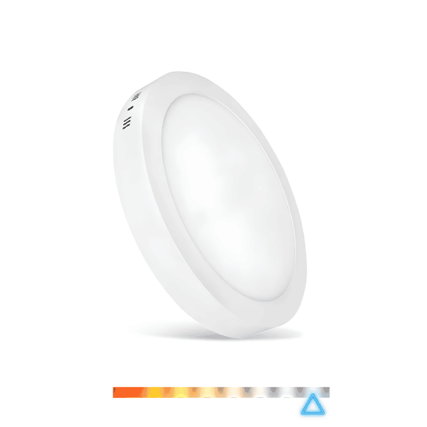 Painel LED Redondo Sobrepor 12W 6500K Bivolt 720lm - Ourolux