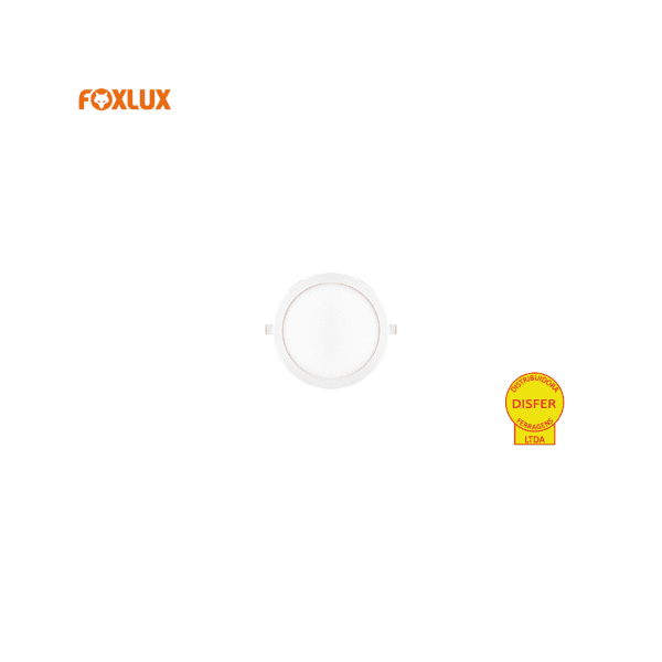 Painel LED de Embutir Redondo 18W 3000K 1400lm - Foxlux LED90.45