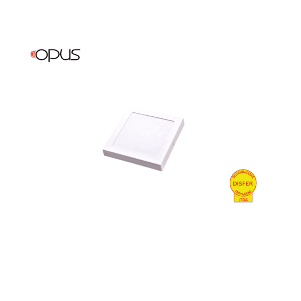 Painel LED de Sobrepor Quadrado 18W 3000K 1440lm - Opus OPS 32573