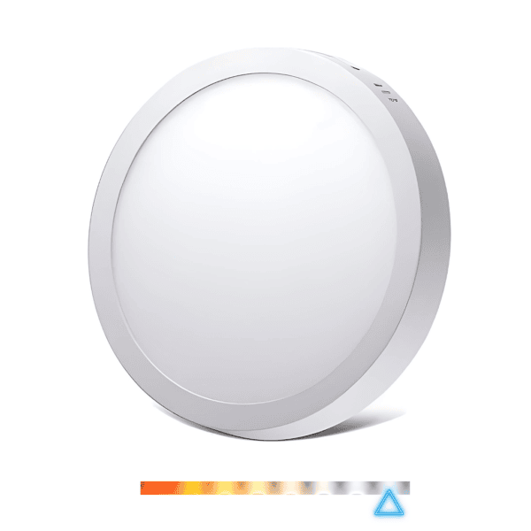 Painel LED Redondo Sobrepor 18W 6500K Bivolt 1080lm - Ourolux
