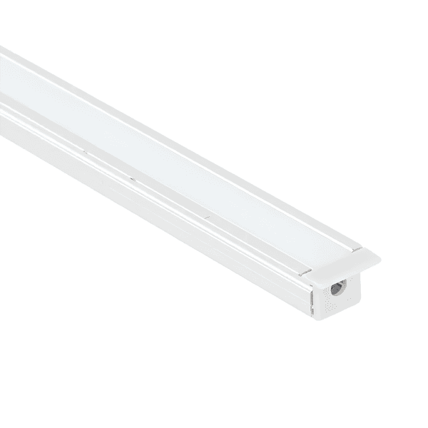 Perfil para Fita LED de Embutir Baby 2m Branco 10x14mm - Gaya