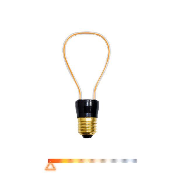 Lâmpada LED Filamento Acrílico 2D U 4W 2200K 240lm E27 Bivolt - Opus