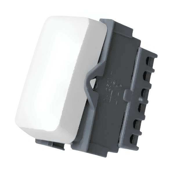 Módulo Interruptor Bipolar Paralelo B3 10A 250V Linha B3 Branco - Margirius