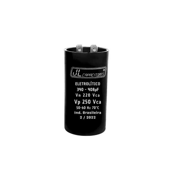 Capacitor Eletrolítico 340-408uF 220V para Motor – JL