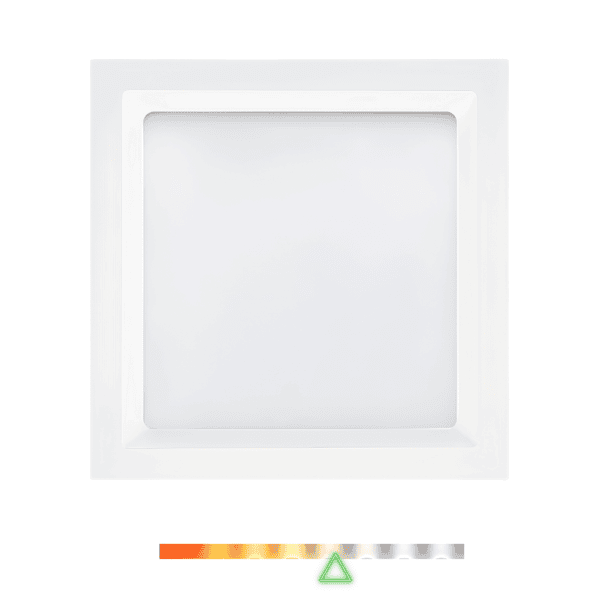 Painel LED Recuado de Sobrepor Quadrado 18W 4000K 1200lm - Opus OPS 87296