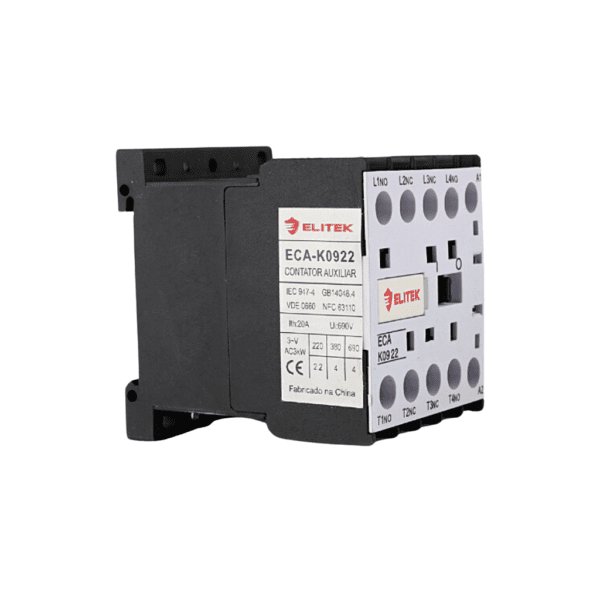 Contator Auxiliar Mini 09A 0922 2NA+2NF 220V - Elitek