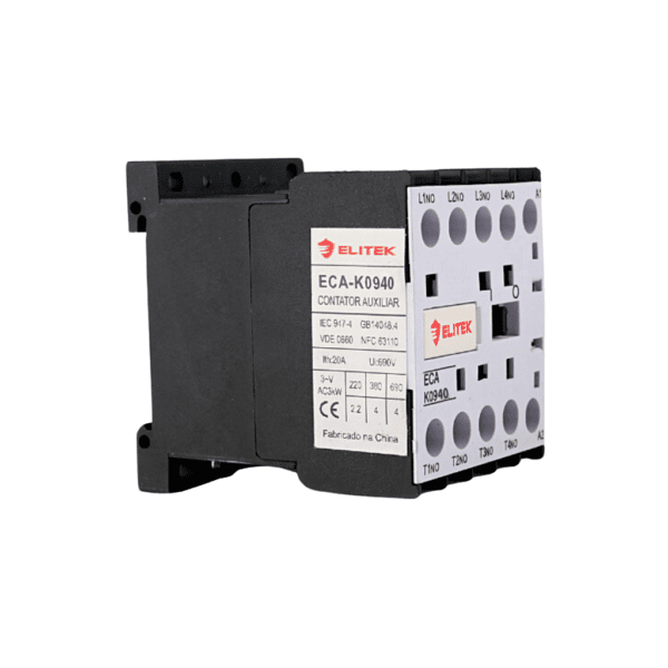 Contator Auxiliar Mini 09A 0940 4NA 220V - Elitek