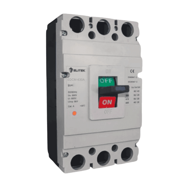 Disjuntor Caixa Moldada 3P 630A - Elitek