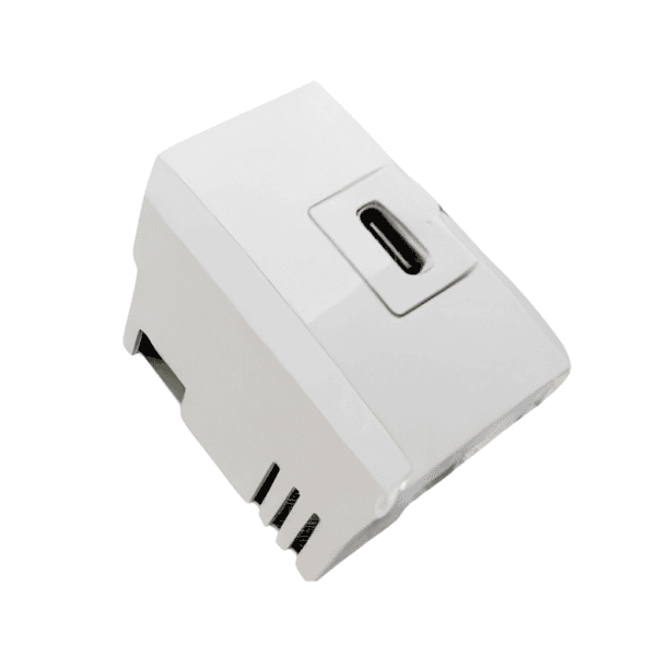 Tomada USB-C Bivolt 2A Branco - Linha Sleek - Margirius