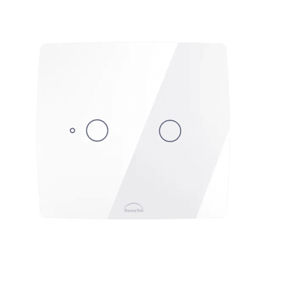 Interruptor Inteligente 2 PADs Wifi 4x4 Branco - Dometek