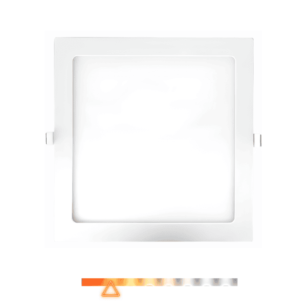 Painel LED de Embutir Quadrado 24W 3000K 1920lm - Opus OPS 32535