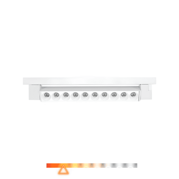 Luminária de Trilho Eletrificado FOCO Direcionável 34cm 20W 3000K 1480lm - Opus