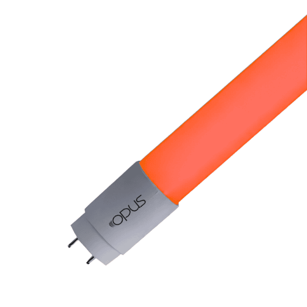 Lâmpada Tubular LED 18W Vermelho G13 Bivolt – Opus