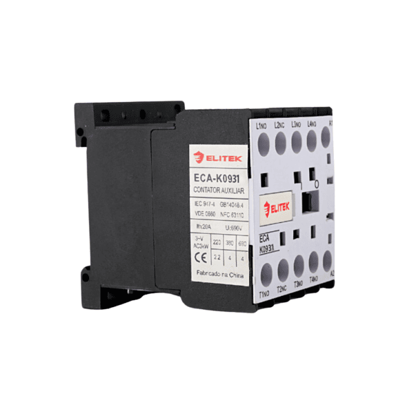 Contator Auxiliar Mini 09A 0931 3NA+1NF 220V - Elitek