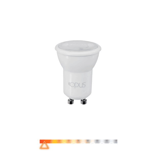 Lâmpada LED Mini Dicróica GU10 MR11 3,5W 210lm 2700K - Opus