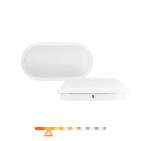Luminária Oval Tartaruga 15W 3000K 1200lm - Opus