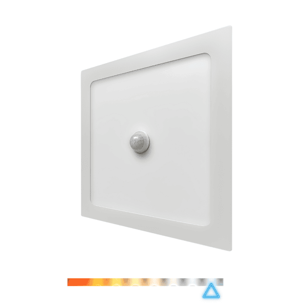 Painel Home LED de Embutir com Sensor de Presença 24W 6500k 2040lm Bivolt - Bronzearte