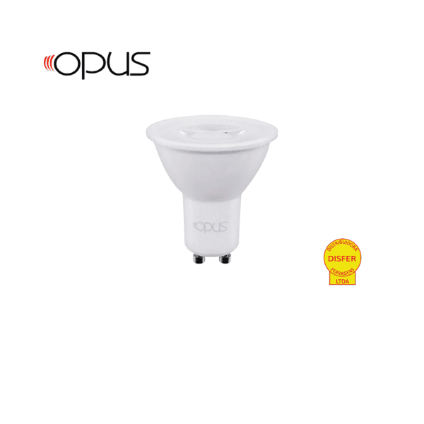 Lâmpada LED Dicróica GU10 MR16 4,8W 350lm 2700K - Opus