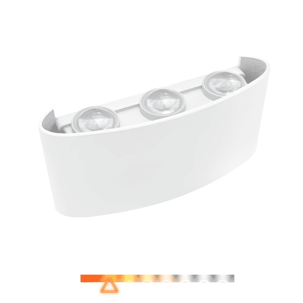 Arandela LED 6 Fachos 6W 3000K 420lm Bivolt – Embu LED