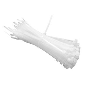 Abraçadeira Nylon 300x3.6 Branca com 100 peças