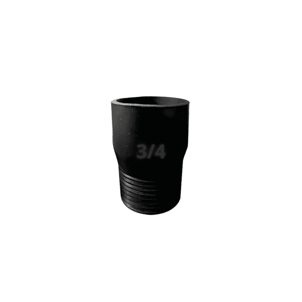 Adaptador para Eletroduto Rosca/Bolsa 3/4" Preto – Hidrossol