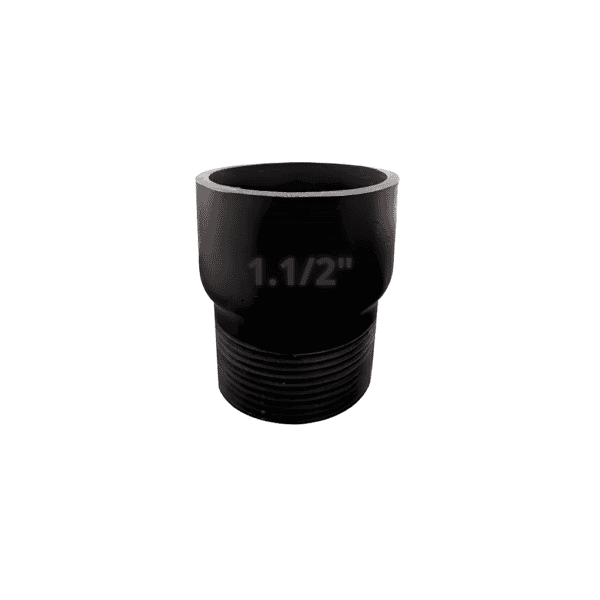 Adaptador para Eletroduto Rosca/Bolsa 1.1/2" Preto – Hidrossol