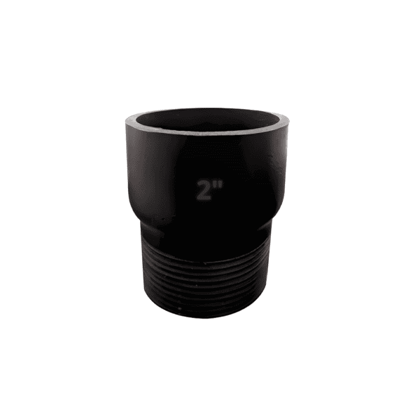 Adaptador para Eletroduto Rosca/Bolsa 2" Preto – Hidrossol