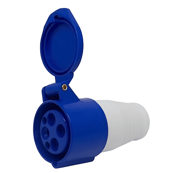 Acoplamento Industrial 16A 3P+T 220V Azul – Elitek
