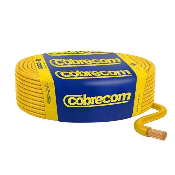 Cabo Flexível 2,50mm Amarelo - Cobrecom