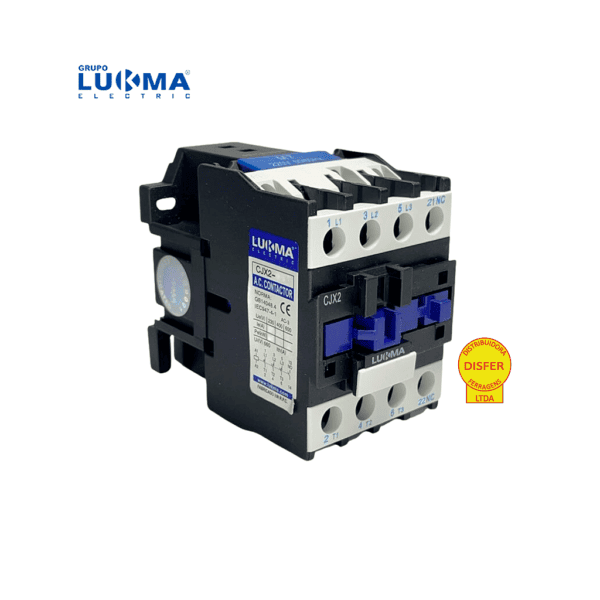 Contator NC1 Tripolar + 1NF CJX2-2501 25A 220V - Lukma