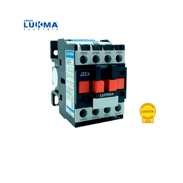 Contator Auxiliar 2NA+2NF JZC4-22 220V - Lukma