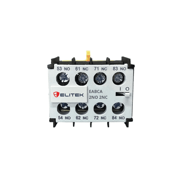 Bloco para Contator Auxiliar Mini 1733 EABCA 2NA + 2NF – Elitek