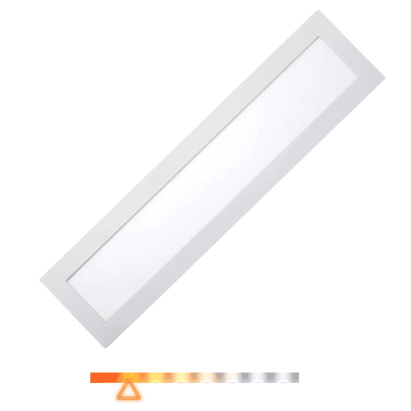 Painel LED de Embutir Retangular 20W 3000K - Pix