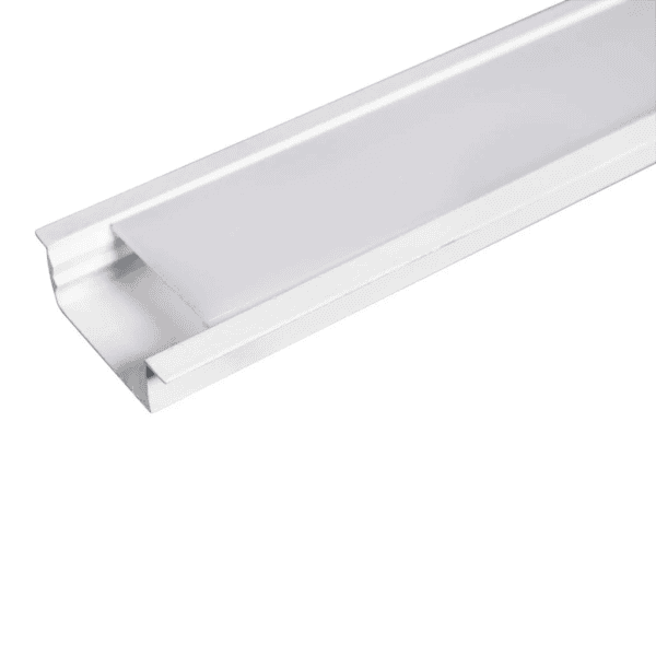 Perfil de Embutir Bob 40x13 - 2 Metros - Branco – Usina Design