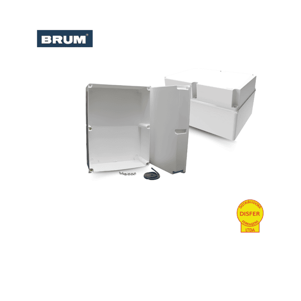Caixa de Montagem Plástica de Sobrepor BRBO 6 24x19x12,5cm - Brum