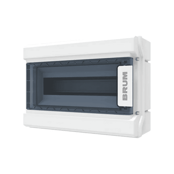 Caixa de Distribuição Sobrepor IP65 String Box Frisanco 12 Módulos DIN – Brum