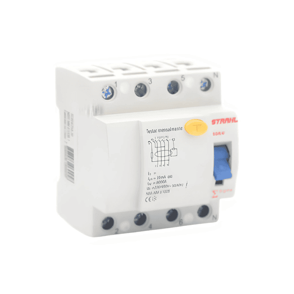 DR - Interruptor Diferencial Residual Tetrapolar 80A 30mA 6kA - Strahl
