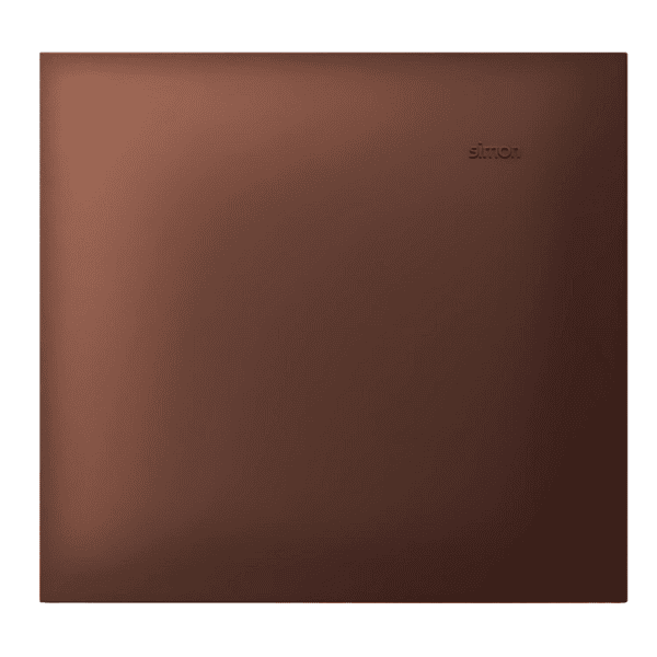 Placa 4x4 Cega Aço Corten - Linha Simon 35/30