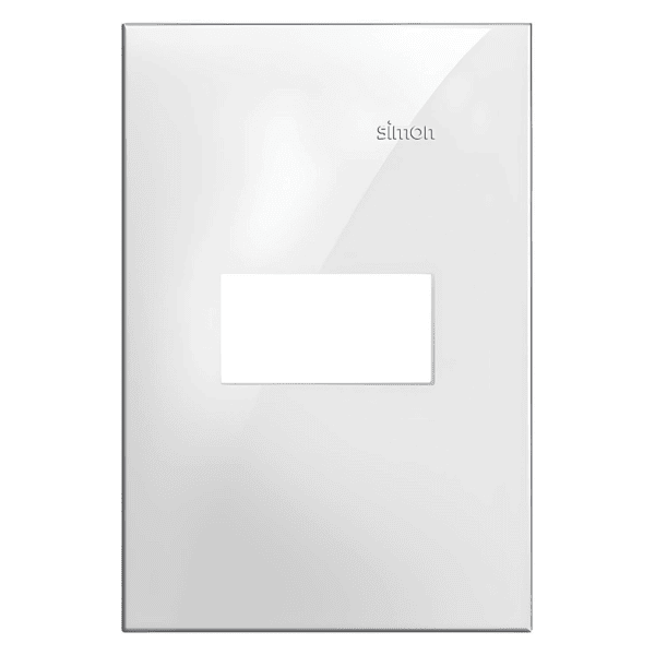 Placa 4x2 1 Posto Horizontal Branca - Linha Simon 35/30